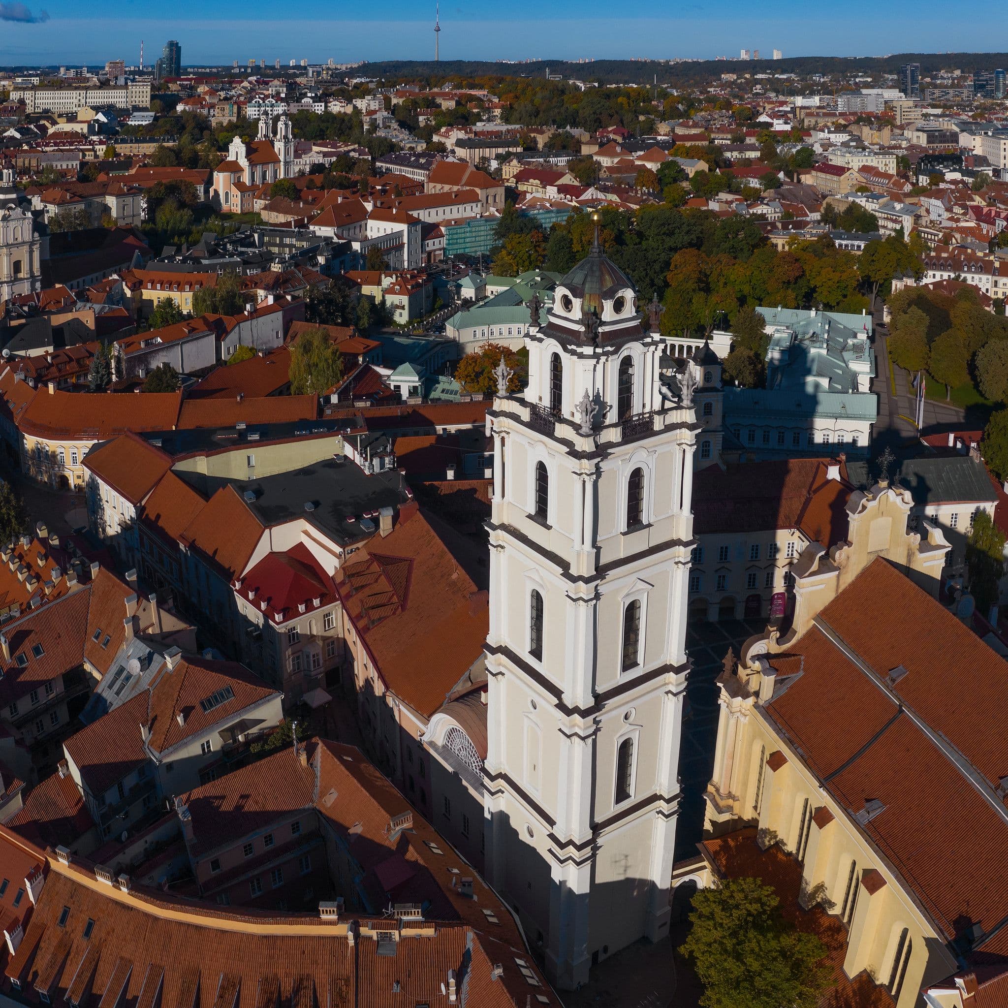 Varpinė iš drono skrydžio